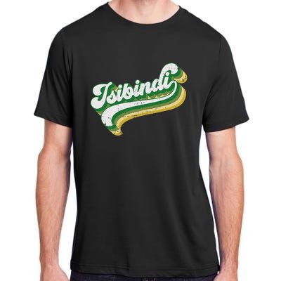 Isibindi Colorful Groovy Retro Style School Spirit Wear Adult ChromaSoft Performance T-Shirt