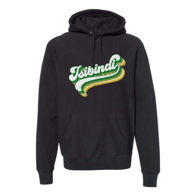 Isibindi Colorful Groovy Retro Style School Spirit Wear Premium Hoodie