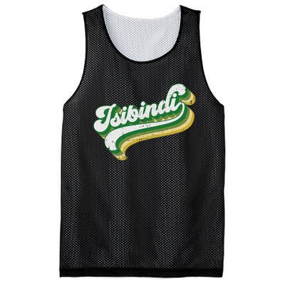 Isibindi Colorful Groovy Retro Style School Spirit Wear Mesh Reversible Basketball Jersey Tank