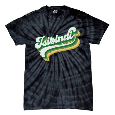 Isibindi Colorful Groovy Retro Style School Spirit Wear Tie-Dye T-Shirt