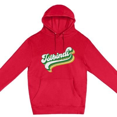 Isibindi Colorful Groovy Retro Style School Spirit Wear Premium Pullover Hoodie