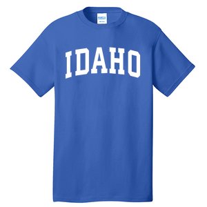 Idaho Crewneck Gift Sports College Style State Funny Gift Tall T-Shirt