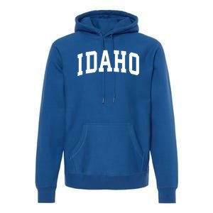 Idaho Crewneck Gift Sports College Style State Funny Gift Premium Hoodie