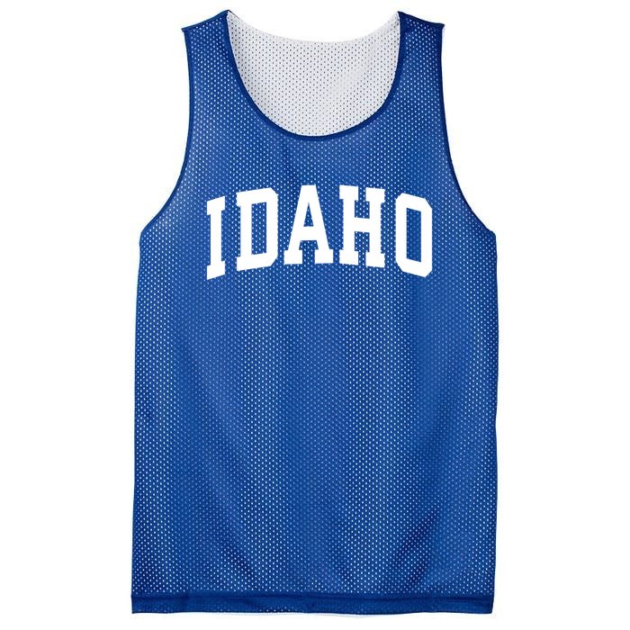 Idaho Crewneck Gift Sports College Style State Funny Gift Mesh Reversible Basketball Jersey Tank