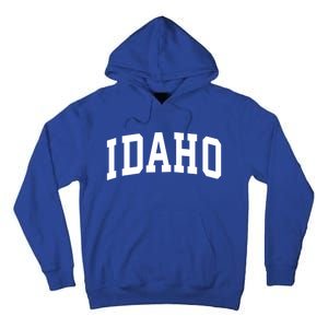 Idaho Crewneck Gift Sports College Style State Funny Gift Tall Hoodie