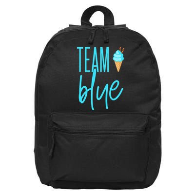 Ice Cream gender reveal - Team Blue keeper of the gender 16 in Basic Backpack