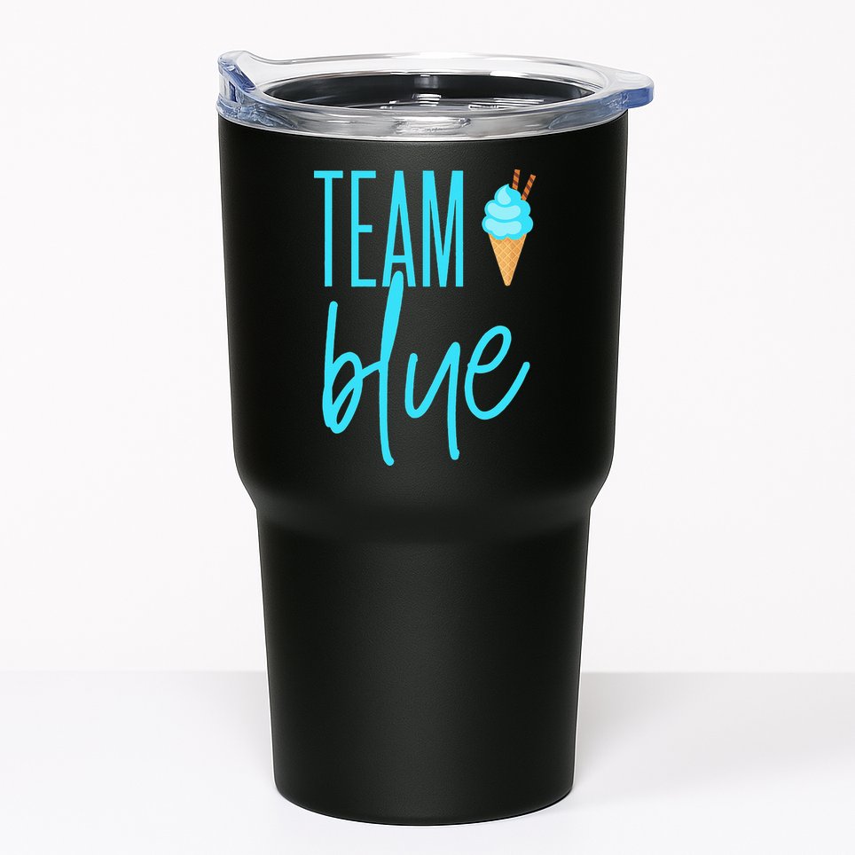 Ice Cream gender reveal - Team Blue keeper of the gender Tumbler