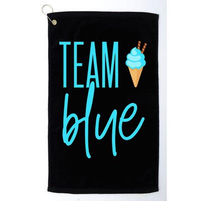 Ice Cream gender reveal - Team Blue keeper of the gender Golf Towel