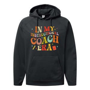 Instructional Coach Gift For Academic Specialist Performance Fleece Hoodie