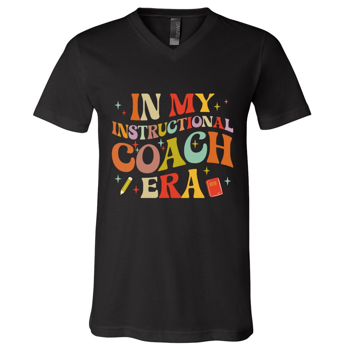 Instructional Coach Gift For Academic Specialist V-Neck T-Shirt