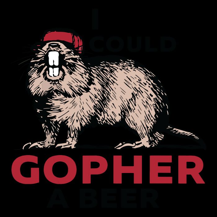 I Could Gopher A Beer 16oz Travel Tumbler