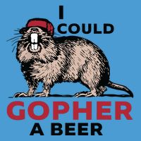 I Could Gopher A Beer Tie Dye Hoodie