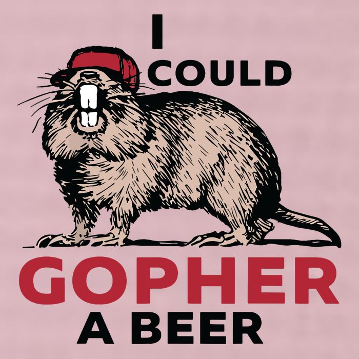 I Could Gopher A Beer 25L Jumbo Tote