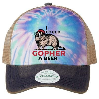 I Could Gopher A Beer Legacy Tie Dye Trucker Hat