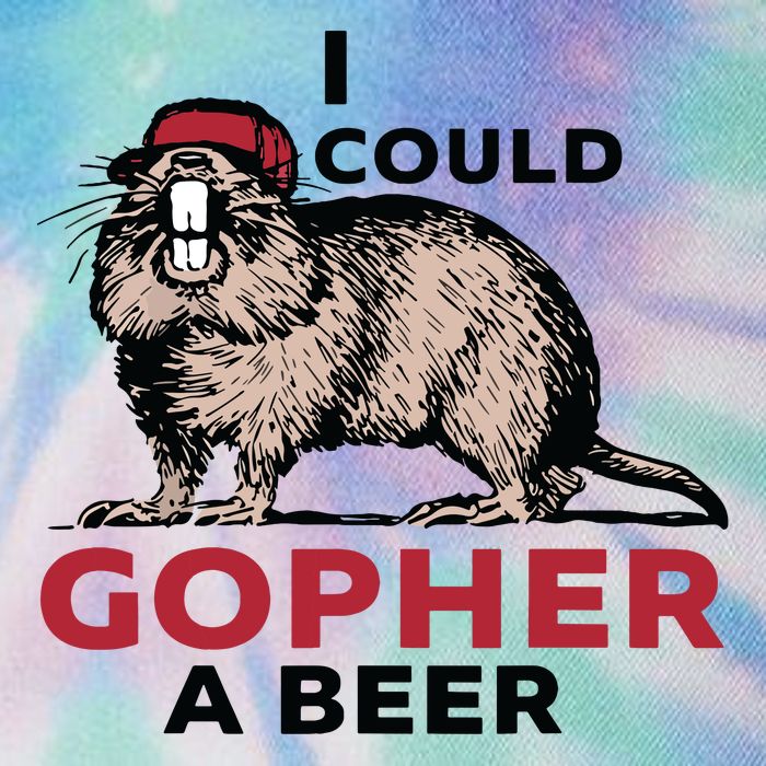 I Could Gopher A Beer Legacy Tie Dye Trucker Hat