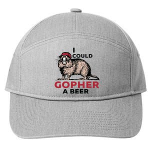 I Could Gopher A Beer 7-Panel Snapback Hat