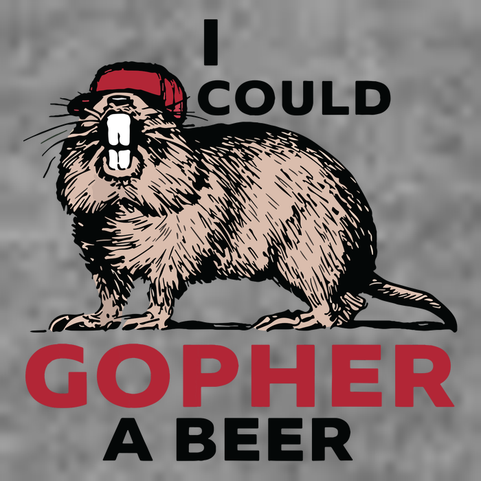 I Could Gopher A Beer 7-Panel Snapback Hat