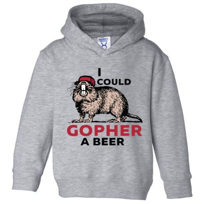 I Could Gopher A Beer Toddler Hoodie