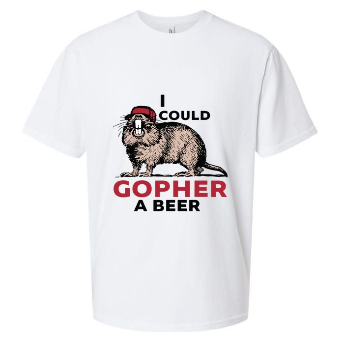 I Could Gopher A Beer Sueded Cloud Jersey T-Shirt