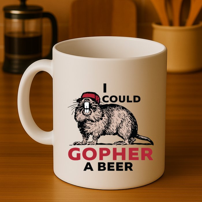 I Could Gopher A Beer Mug