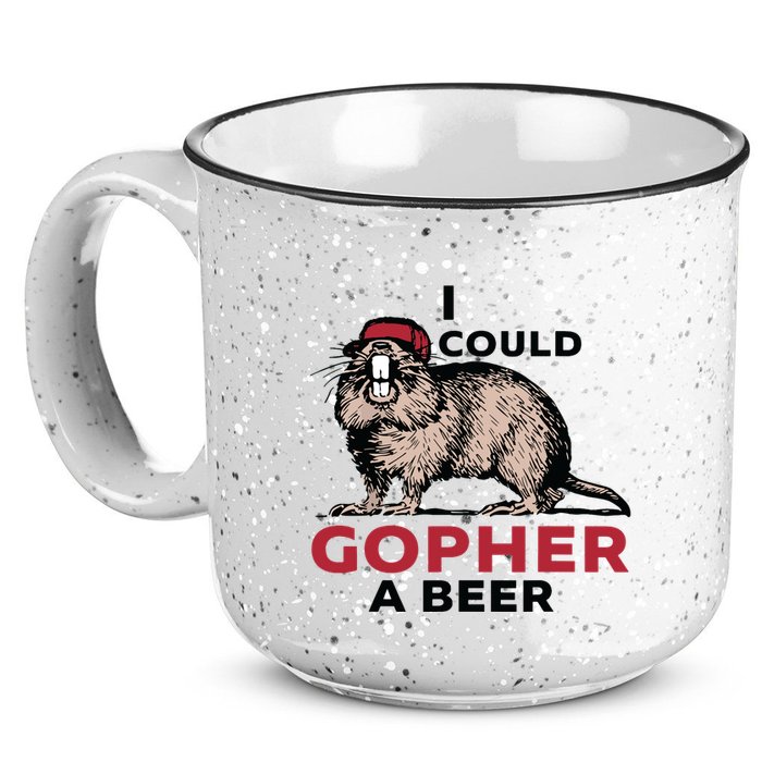I Could Gopher A Beer 15oz Campfire Ceramic Mug
