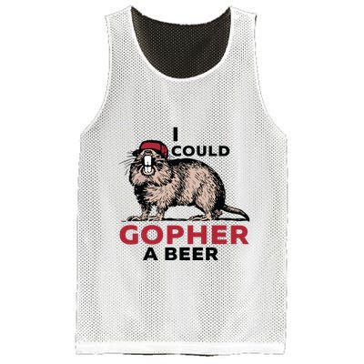 I Could Gopher A Beer Mesh Reversible Basketball Jersey Tank