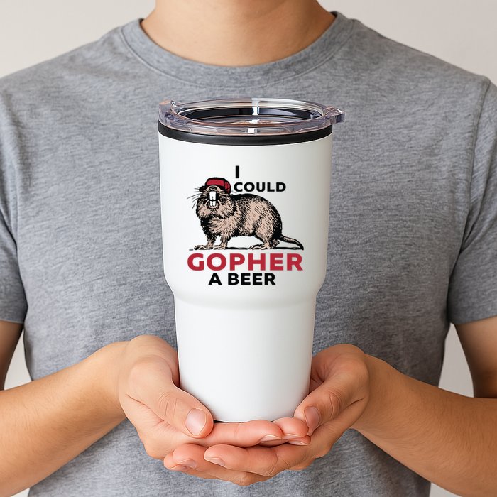 I Could Gopher A Beer Tumbler