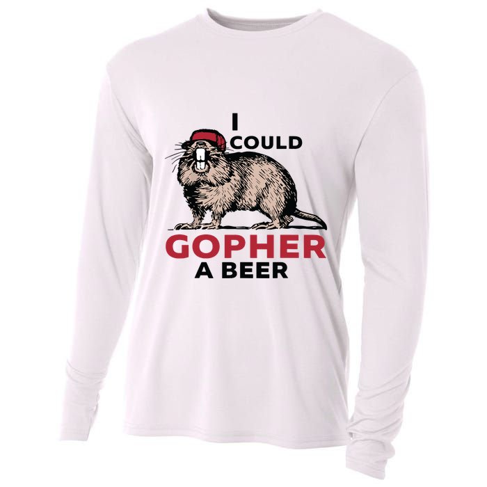 I Could Gopher A Beer Cooling Performance Long Sleeve Crew
