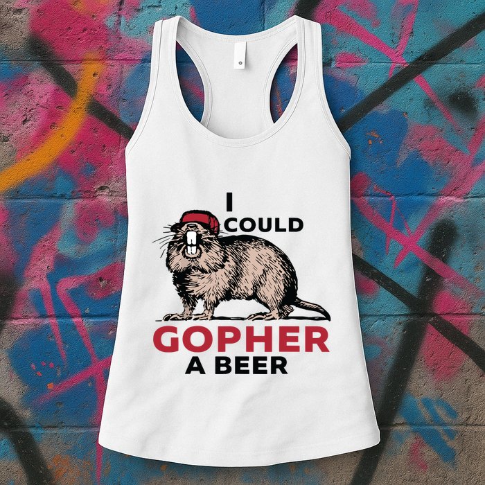 I Could Gopher A Beer Womens Tank Top