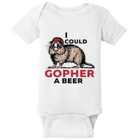 I Could Gopher A Beer Baby Bodysuit