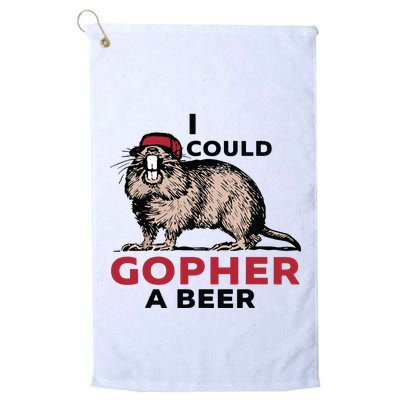 I Could Gopher A Beer Golf Towel