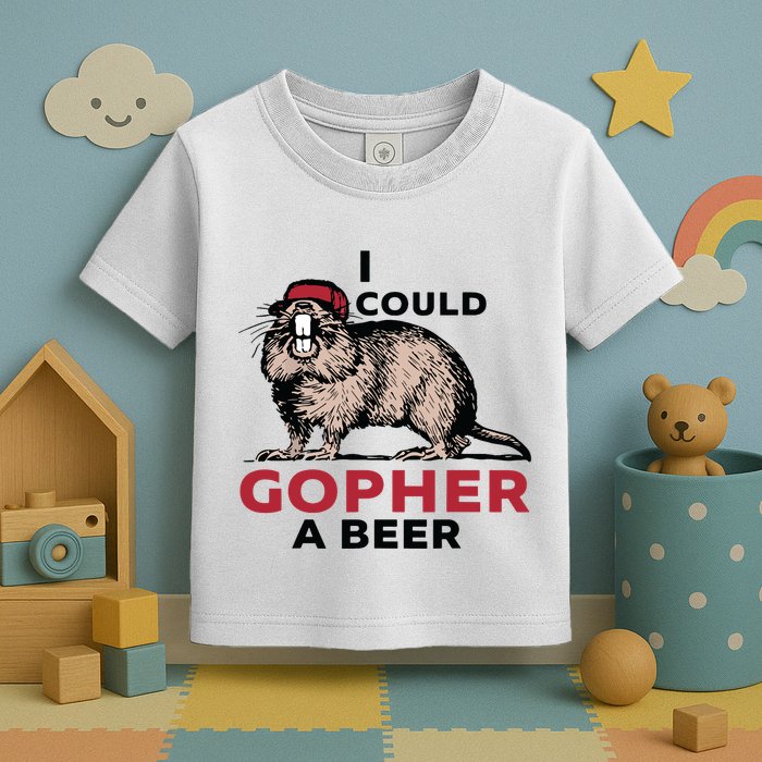 I Could Gopher A Beer Toddler T-Shirt
