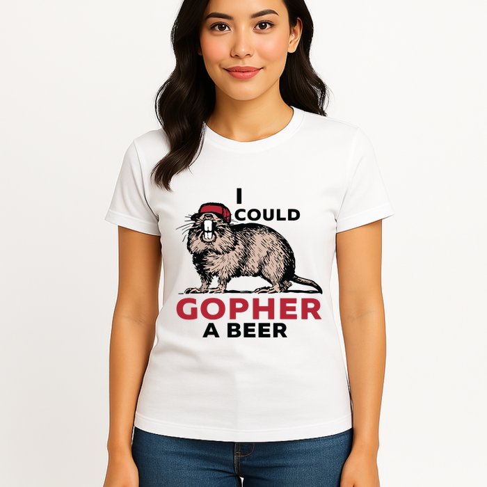 I Could Gopher A Beer Womens T-Shirt