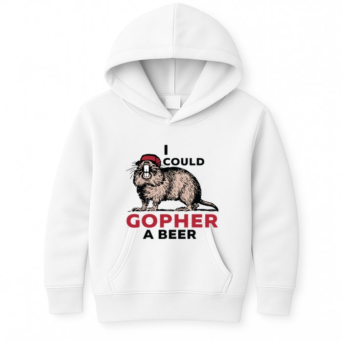 I Could Gopher A Beer Kids Hoodie