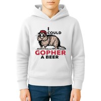 I Could Gopher A Beer Kids Hoodie