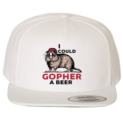 I Could Gopher A Beer Wool Snapback Cap