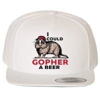 I Could Gopher A Beer Wool Snapback Cap