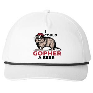 I Could Gopher A Beer Snapback Five-Panel Rope Hat