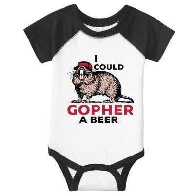 I Could Gopher A Beer Infant Baby Jersey Bodysuit