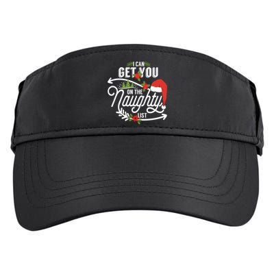 I Can Get You On Santa Naughty List Funny Christmas Gifts Adult Drive Performance Visor