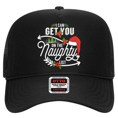 I Can Get You On Santa Naughty List Funny Christmas Gifts Trucker Hat