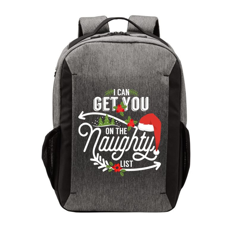 I Can Get You On Santa Naughty List Funny Christmas Gifts Vector Backpack