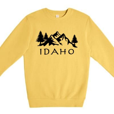 Idaho Cool Gift Premium Crewneck Sweatshirt