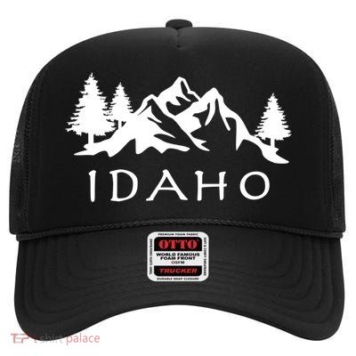 Idaho Cool Gift High Crown Mesh Back Trucker Hat