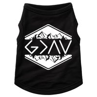 Inspirational Christian God Is Greater Than The High And Lows Camping Doggie Tank