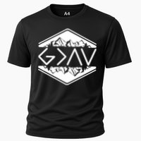 Inspirational Christian God Is Greater Than The High And Lows Camping Performance Shirt
