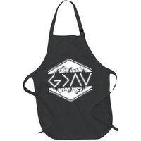 Inspirational Christian God Is Greater Than The High And Lows Camping Full-Length Apron With Pockets