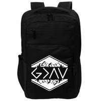 Inspirational Christian God Is Greater Than The High And Lows Camping Impact Tech Backpack