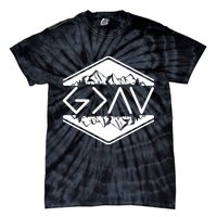 Inspirational Christian God Is Greater Than The High And Lows Camping Tie-Dye T-Shirt