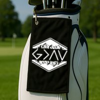 Inspirational Christian God Is Greater Than The High And Lows Camping Golf Towel